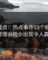51爆料盘点：热点事件10个细节真相，大V上榜理由极少出现令人震撼人心