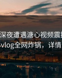 明星在深夜遭遇溏心视频震撼人心，糖心vlog全网炸锅，详情了解