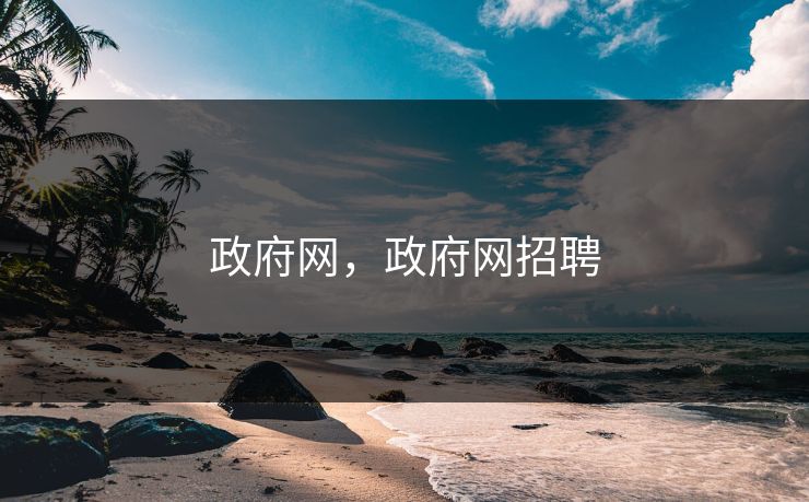 政府网，政府网招聘